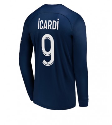 Paris Saint-Germain Mauro Icardi #9 Hjemmedrakt 2022-23 Langermet